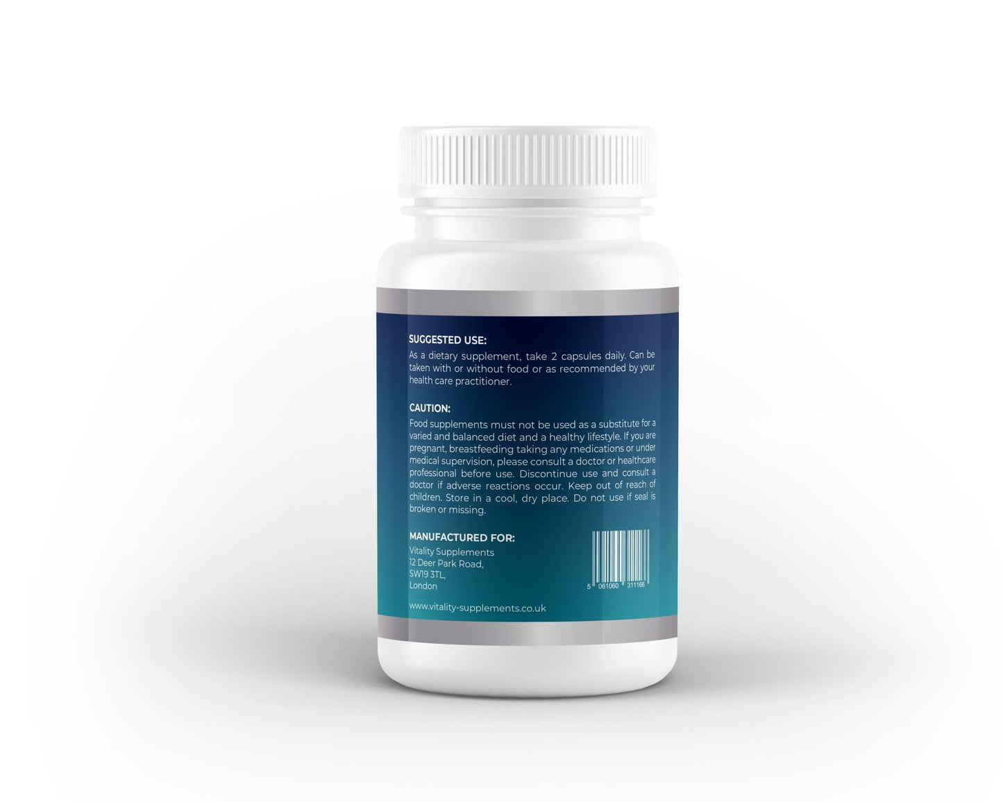 Curcumin Phytosome 500mg | Enhanced Absorption Turmeric Complex | 60 Capsules - Vitality Supplements