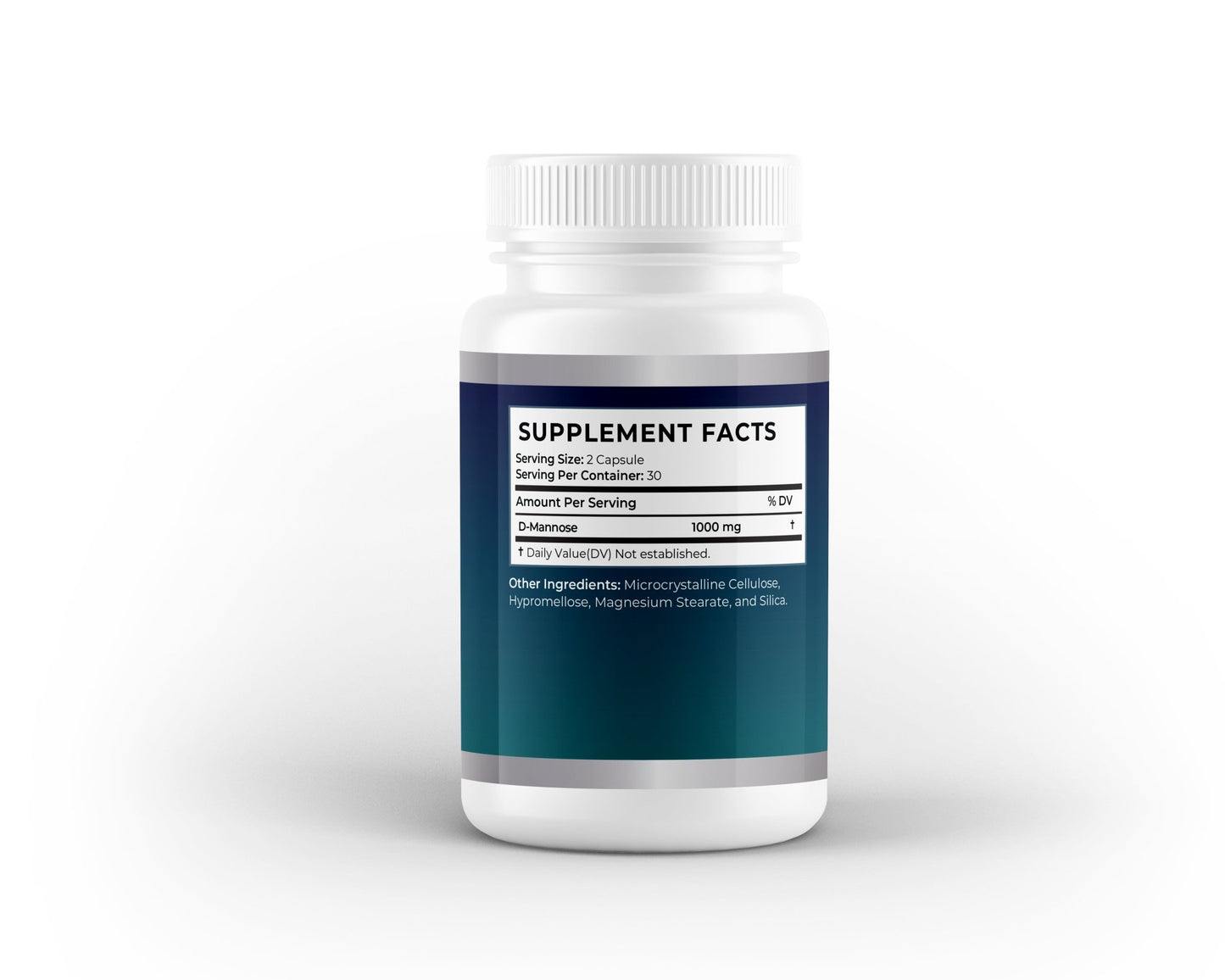 D - Mannose 1000mg | 60 Capsules | Natural Bladder & Urinary Tract Support Supplement - Vitality Supplements