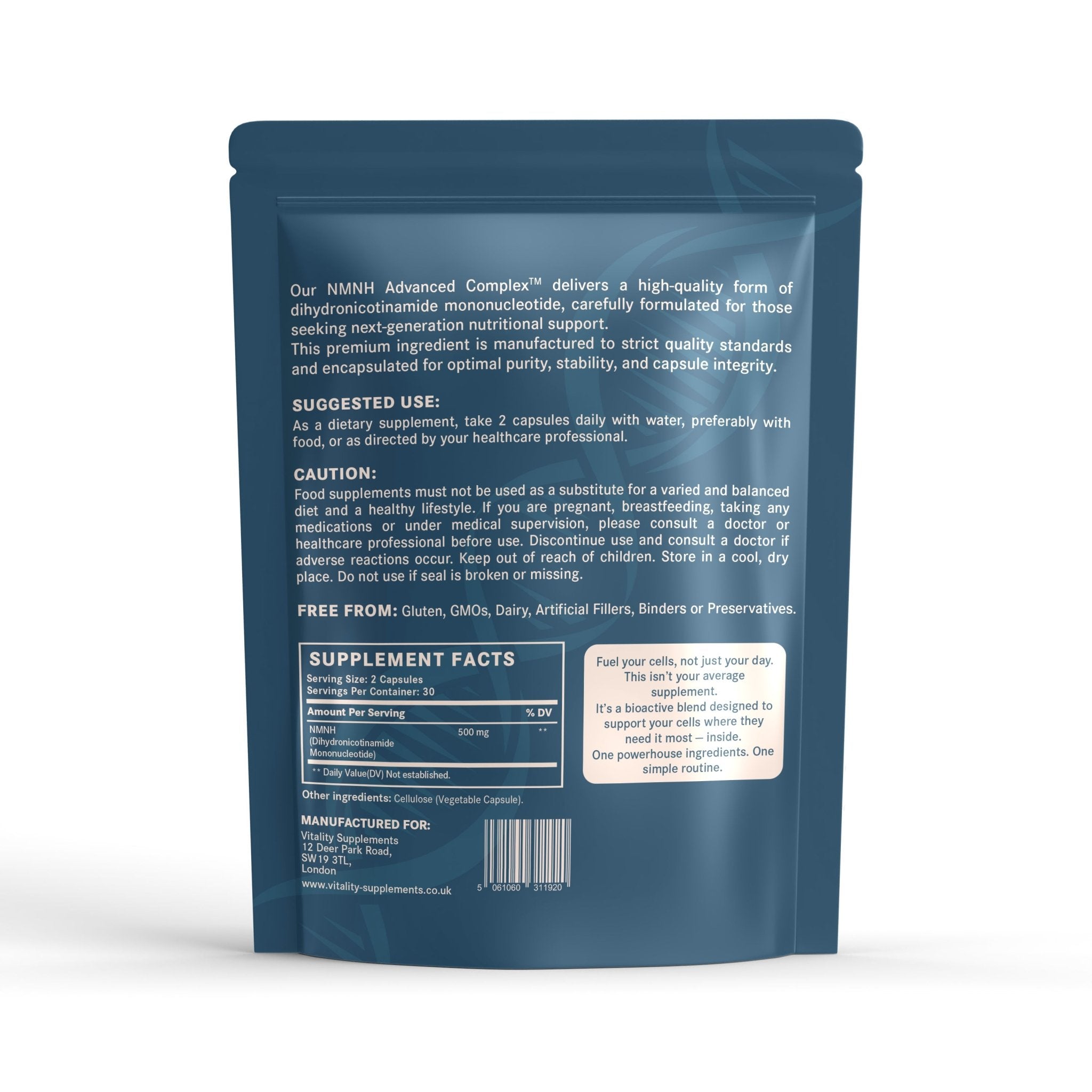 NMNH – Next - Gen NAD⁺ Cellular Support - Vitality Supplements