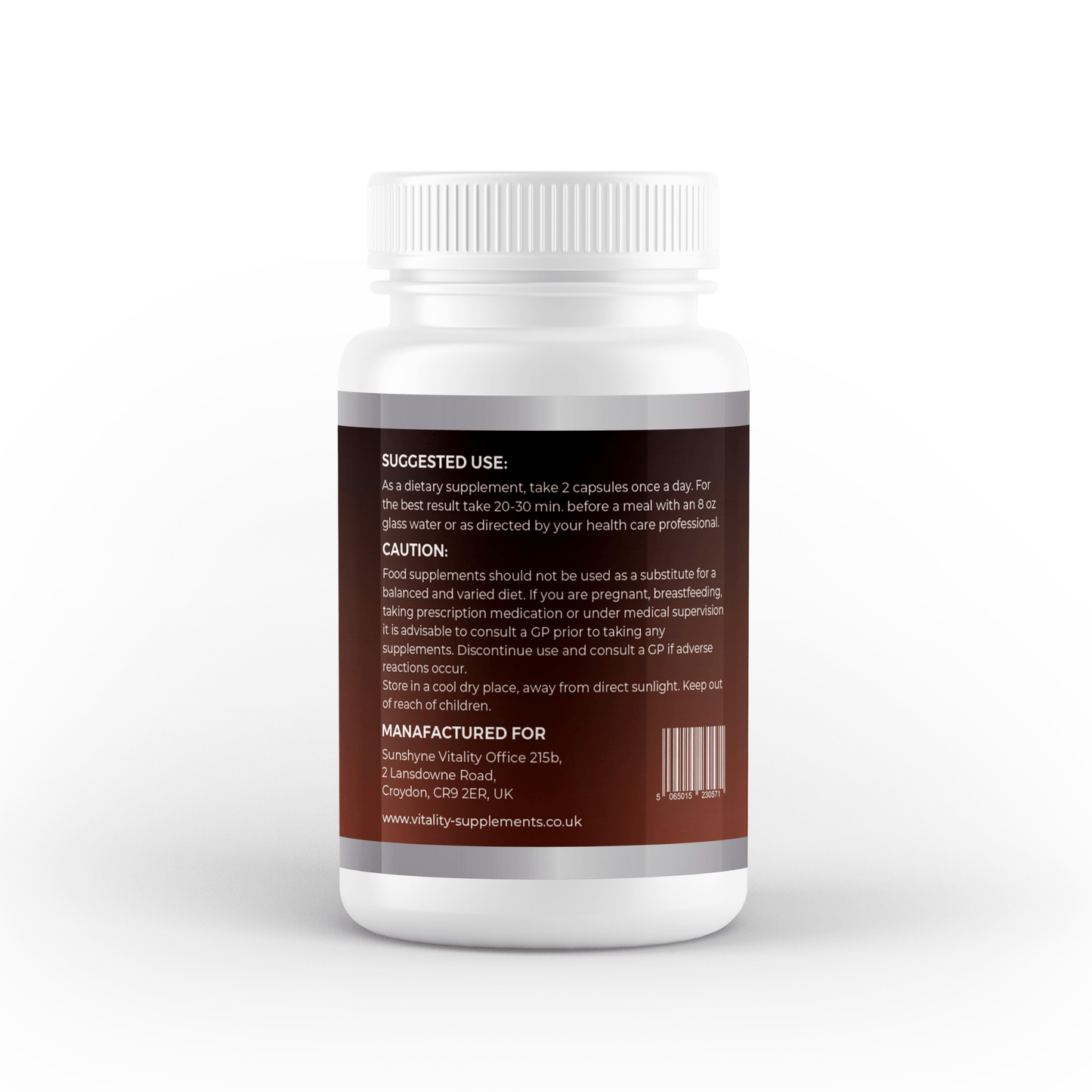 Fadogia Agrestis Supplement - 700mg | 1-Month Supply | Natural Testosterone Support - Vitality Supplements