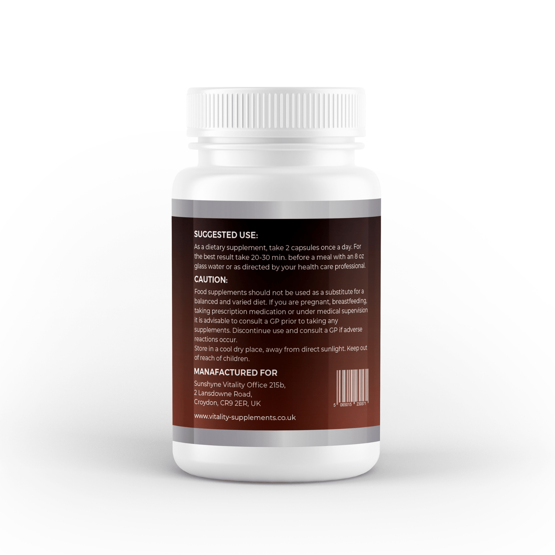 Fadogia Agrestis Supplement - 700mg | 3-Month Supply | Natural Testosterone Support - Vitality Supplements