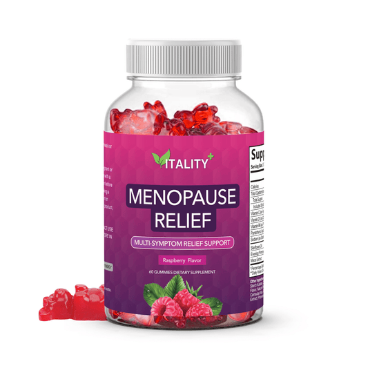 Menopause Relief Gummies Supplement | With Evening Primrose Oil | Pack of 60 | 1 Month Supply - Vitality Supplements