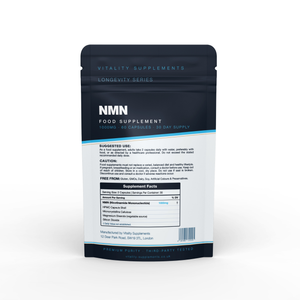 NMN 1000mg Capsules – Nicotinamide Mononucleotide Food Supplement – 60 Vegan Capsules