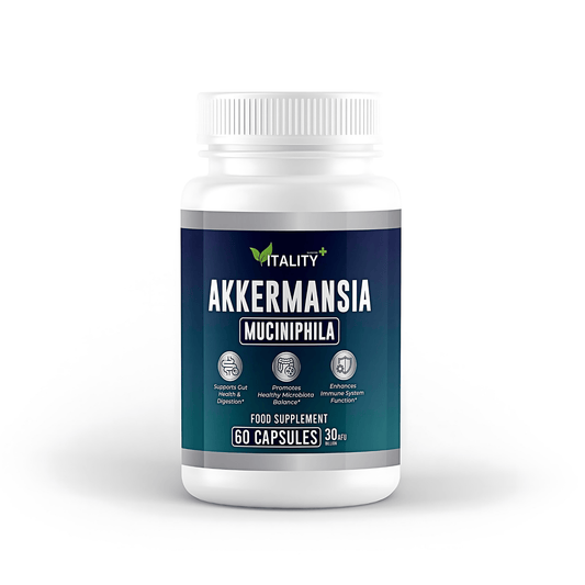 3 Pack Akkermansia Probiotic & Prebiotic 30 Billion AFU with Inulin – Ultimate Gut Health, Immune Support & Weight Management – 3 Months Supply - Vitality Supplements