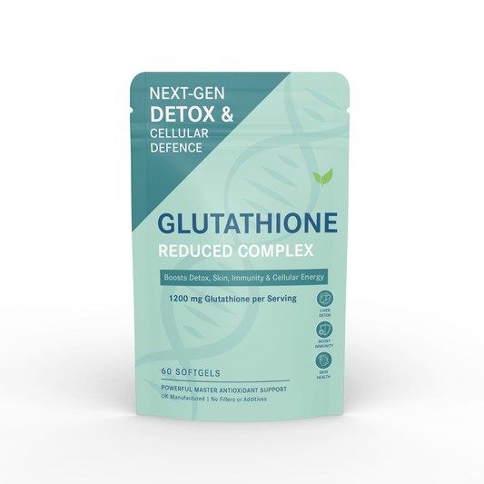3 Pack Glutathione Reduced 1200mg | High Strength Supplement | 180 Softgel Capsules | 3 Month Supply - Vitality Supplements