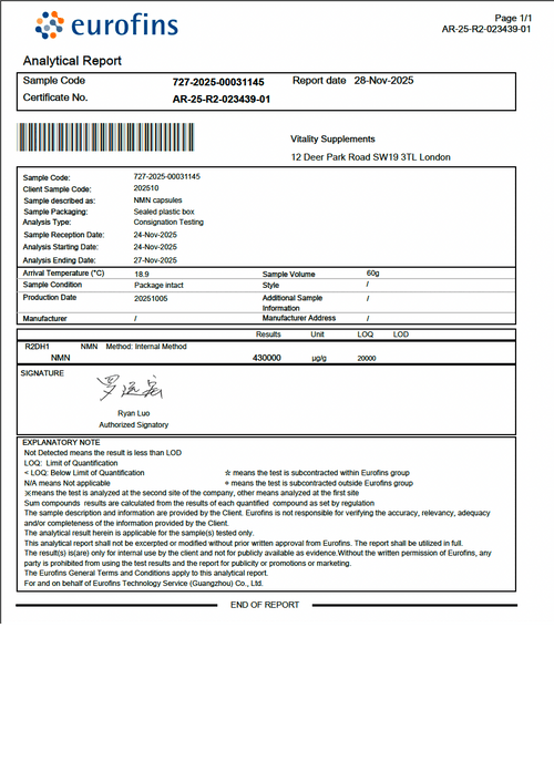 3 Pack NMN + Resveratrol Capsules | 500mg NMN & 600mg Trans - Resveratrol | 180 Capsules | Cellular Energy & Longevity Support - Vitality Supplements