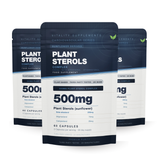 Plant Sterols Complex 500mg – Beta-Sitosterol, Stigmasterol & Campesterol – 60 Capsules