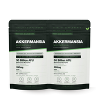 Akkermansia Probiotic & Prebiotic 30 Billion AFU with Inulin – Ultimate Gut Health, Immune Support & Weight Management – 1 Months SUpply