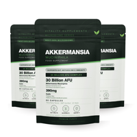Akkermansia Probiotic & Prebiotic 30 Billion AFU with Inulin – Ultimate Gut Health, Immune Support & Weight Management – 1 Months SUpply