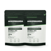 Akkermansia Probiotic & Prebiotic 30 Billion AFU with Inulin – Ultimate Gut Health, Immune Support & Weight Management – 1 Months SUpply