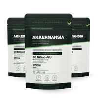 Akkermansia Probiotic & Prebiotic 30 Billion AFU with Inulin – Ultimate Gut Health, Immune Support & Weight Management – 1 Months SUpply
