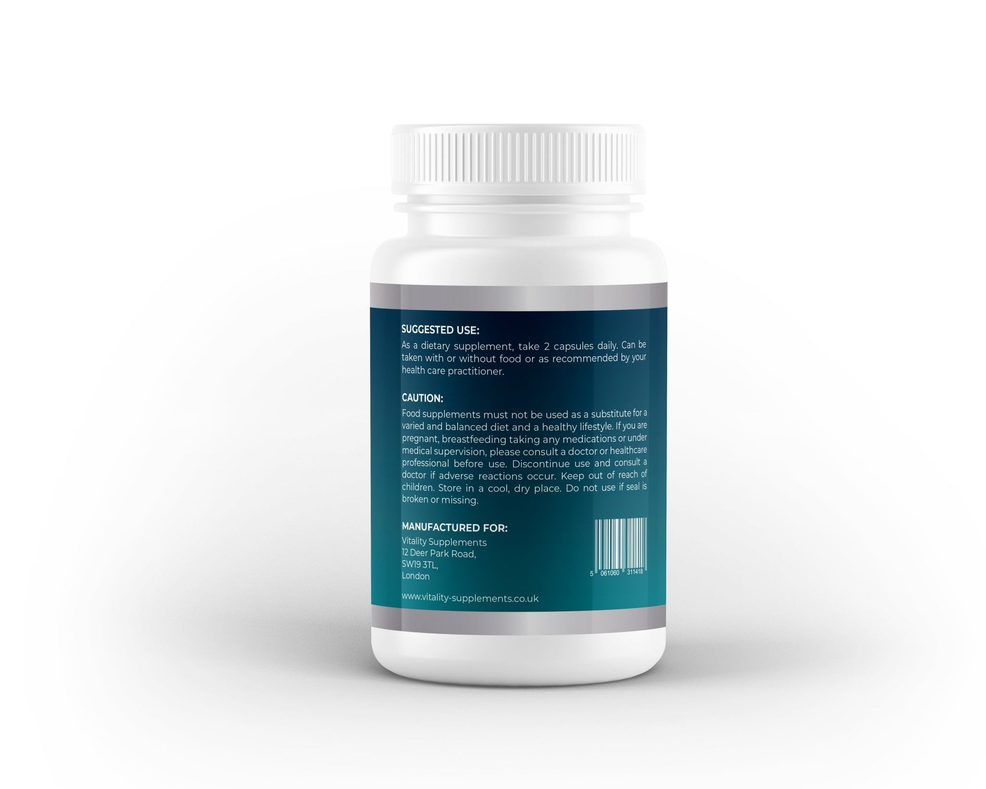 Baicalin Capsules 500mg | High - Purity Scutellaria Extract | 60 Vegan Capsules | Premium Herbal Supplement - Vitality Supplements