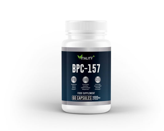 BPC - 157 Peptide Blend – 1000mcg | 30 - Day Supply | High - Purity Capsules - Vitality Supplements
