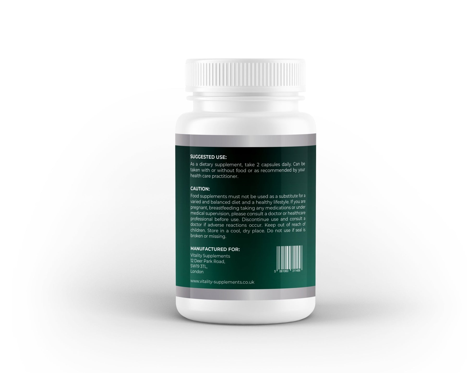 Citrus Bergamot Extract 1200mg | Standardized Fruit Extract | 60 Vegan Capsules - Vitality Supplements