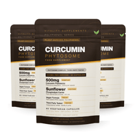 Curcumin Phytosome 500mg | Enhanced Absorption Turmeric Complex | 60 Capsules - Vitality Supplements