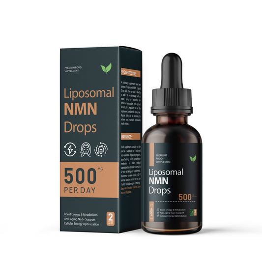 Liposomal NMN Drops 500mg – Maximum Absorption NAD+ Booster - Vitality Supplements