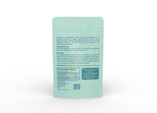 Magnesium Bisglycinate 208 mg – High - Absorption Magnesium Capsules - Vitality Supplements