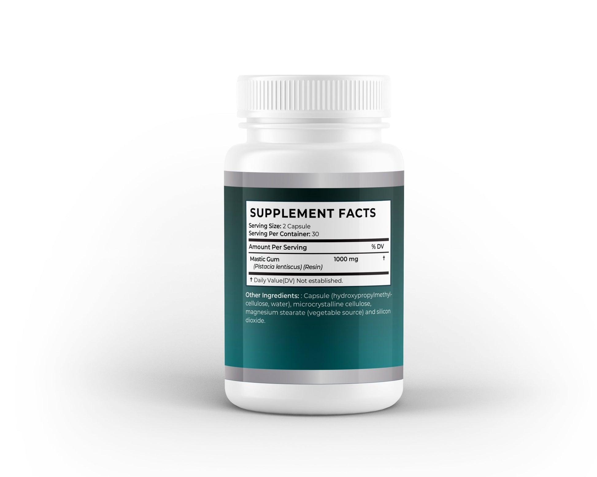 Mastic Gum 1000mg | 60 Capsules | Gut & Digestive Support | Pure Mediterranean Resin Supplement - Vitality Supplements