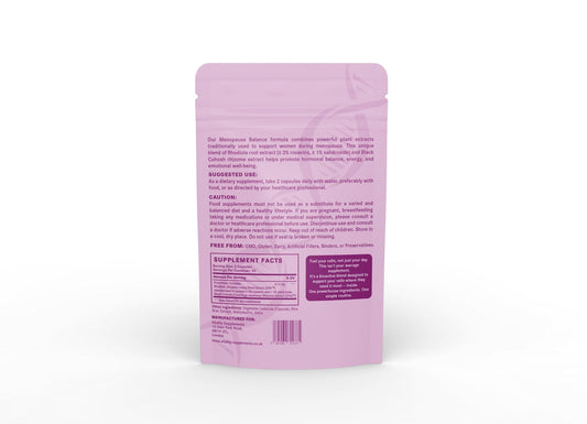 Menopause Balance – Herbal Support for Hormonal Balance, Energy & Mood - Vitality Supplements