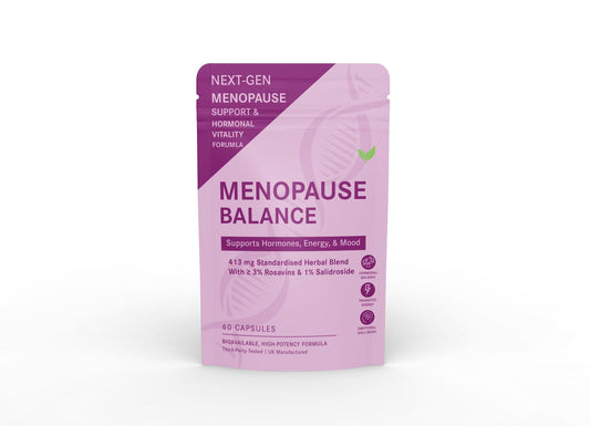 Menopause Balance – Herbal Support for Hormonal Balance, Energy & Mood - Vitality Supplements