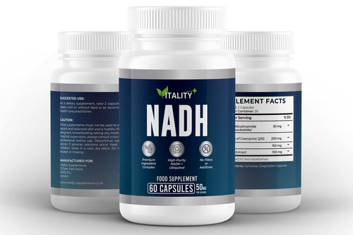 NADH + Ubiquinol Complex – 60 Capsules | Ingredient - Based Formula - Vitality Supplements