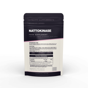 Nattokinase 200 mg Capsules | Cardiovascular & Circulatory Support | 60 Vegan Capsules - Vitality Supplements