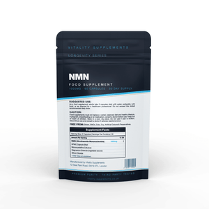 NMN 1000mg Capsules – Nicotinamide Mononucleotide Food Supplement – 60 Vegan Capsules - Vitality Supplements