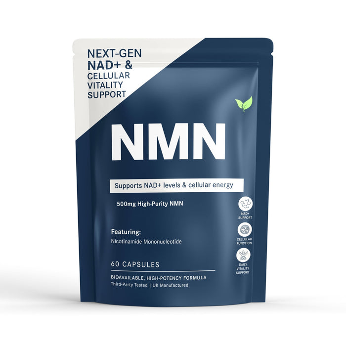 NMN 500mg | High - Purity Nicotinamide Mononucleotide | NAD+ & Cellular Energy Support | 60 Capsules - Vitality Supplements