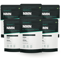 NMN & Resveratrol Capsules 1100mg – NAD+ Support Complex with Black Pepper Extract | 60 Capsules - Vitality Supplements