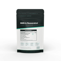 NMN & Resveratrol Capsules 1100mg – NAD+ Support Complex with Black Pepper Extract | 60 Capsules