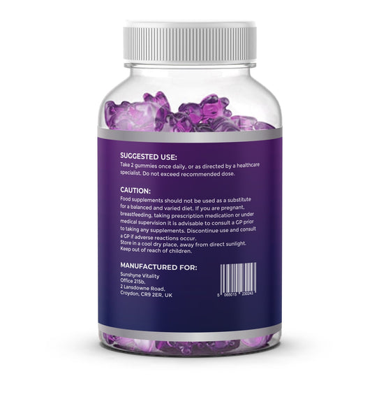 NMN & Resveratrol Gummies| 1100mg | 99.95% Certified Purity | 60 Gummies | NAD+ | 1 Months Supply - Vitality Supplements