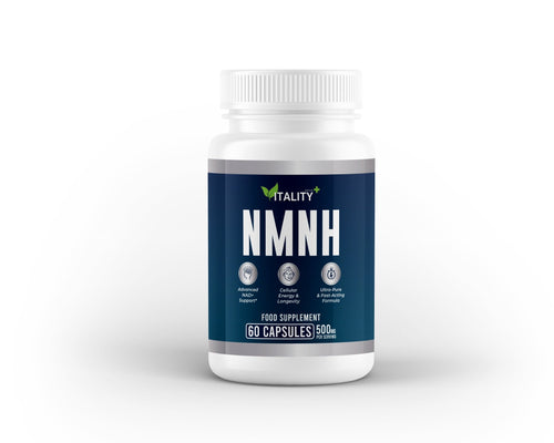 NMNH Supplement – 500mg Reduced NMN | 30 Vegan Capsules | High - Purity Formula - Vitality Supplements