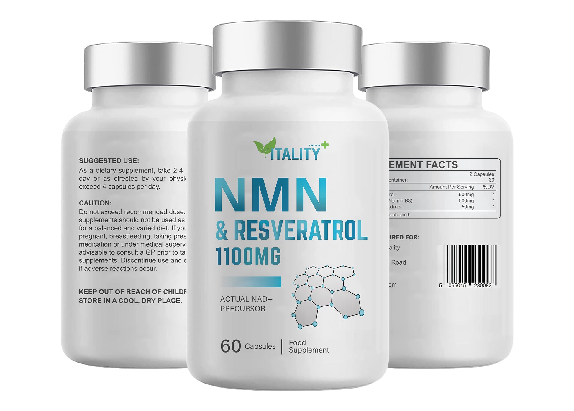 nmn resveratrol anti aging supplement capsules