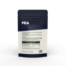 PEA Capsules 600mg - Premium Supplement for Inflammation Relief, Mood Support & Nerve Health - 60 Capsules, 30 Servings - Vitality Supplements