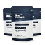 Plant Sterols Complex 500mg – Beta-Sitosterol, Stigmasterol & Campesterol – 60 Capsules - Vitality Supplements