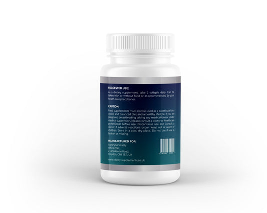 Premium Antarctic Krill Oil Softgels 1000mg – High - Potency Omega - 3 with EPA & DHA – 60 Softgels, 1 - Month Supply - Vitality Supplements