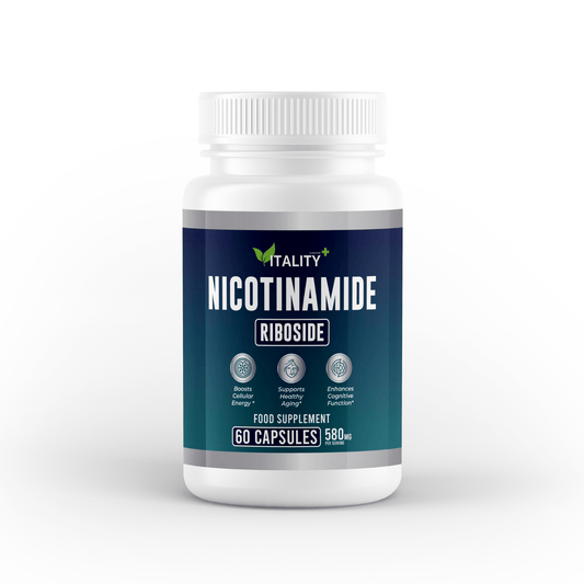 Premium Nicotinamide Riboside (NR) Capsules – 290mg NR Chloride – Cellular Energy, Longevity & Metabolic Support – 1 Month Supply - Vitality Supplements