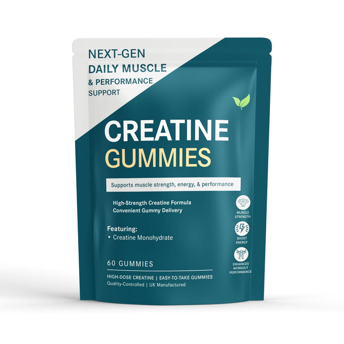 Pure Creatine Monohydrate Gummies | 3g Creatine per Serving | 1 Month Supply - Vitality Supplements