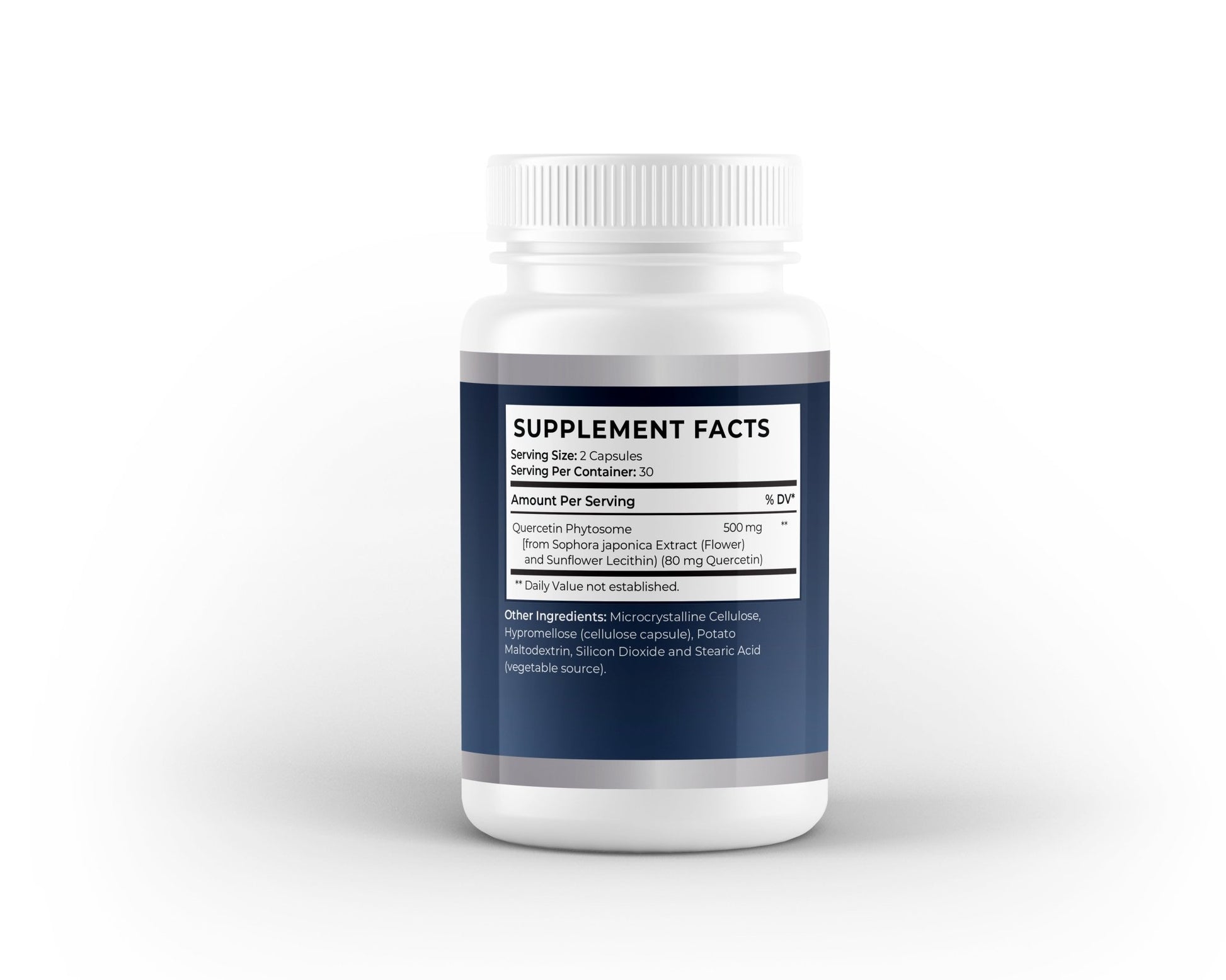 Quercetin Phytosome | Enhanced Absorption Antioxidant | 500mg | 60 Capsules - Vitality Supplements