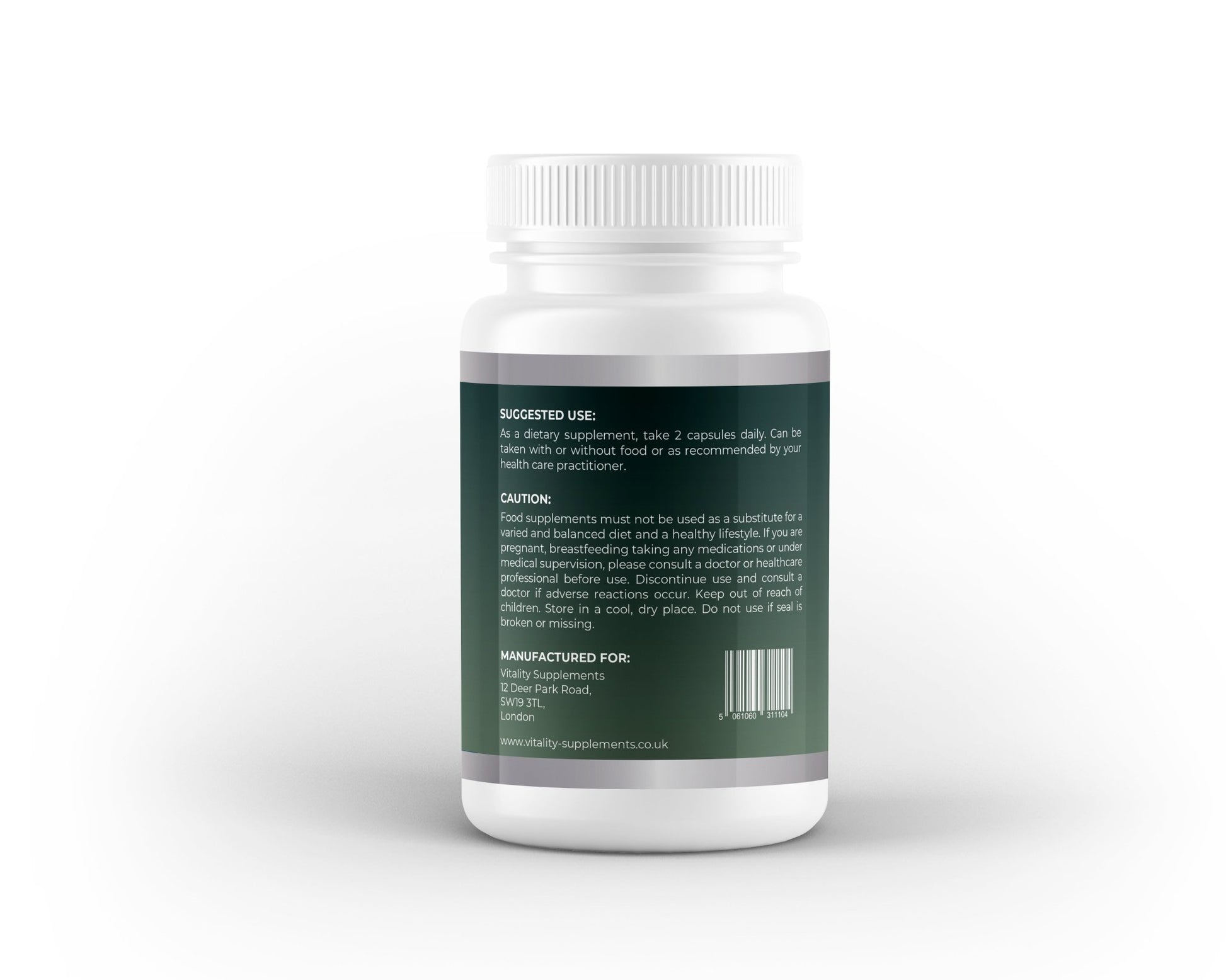 Zinc L - Carnosine 18 mg | Gut & Mucosal Lining Support | 60 Capsules - Vitality Supplements