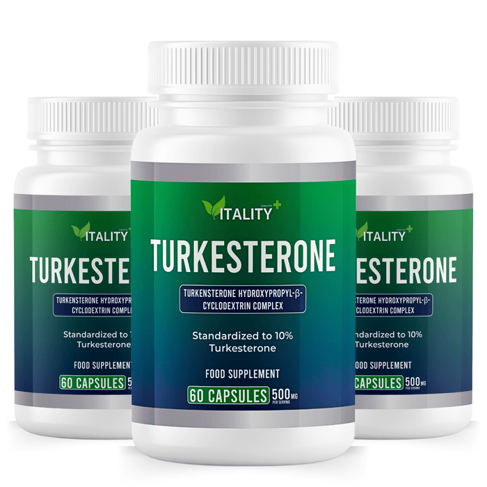 High Strength Turkesterone 500mg | 180 Capsules | 3 Month Supply - Vitality Supplements