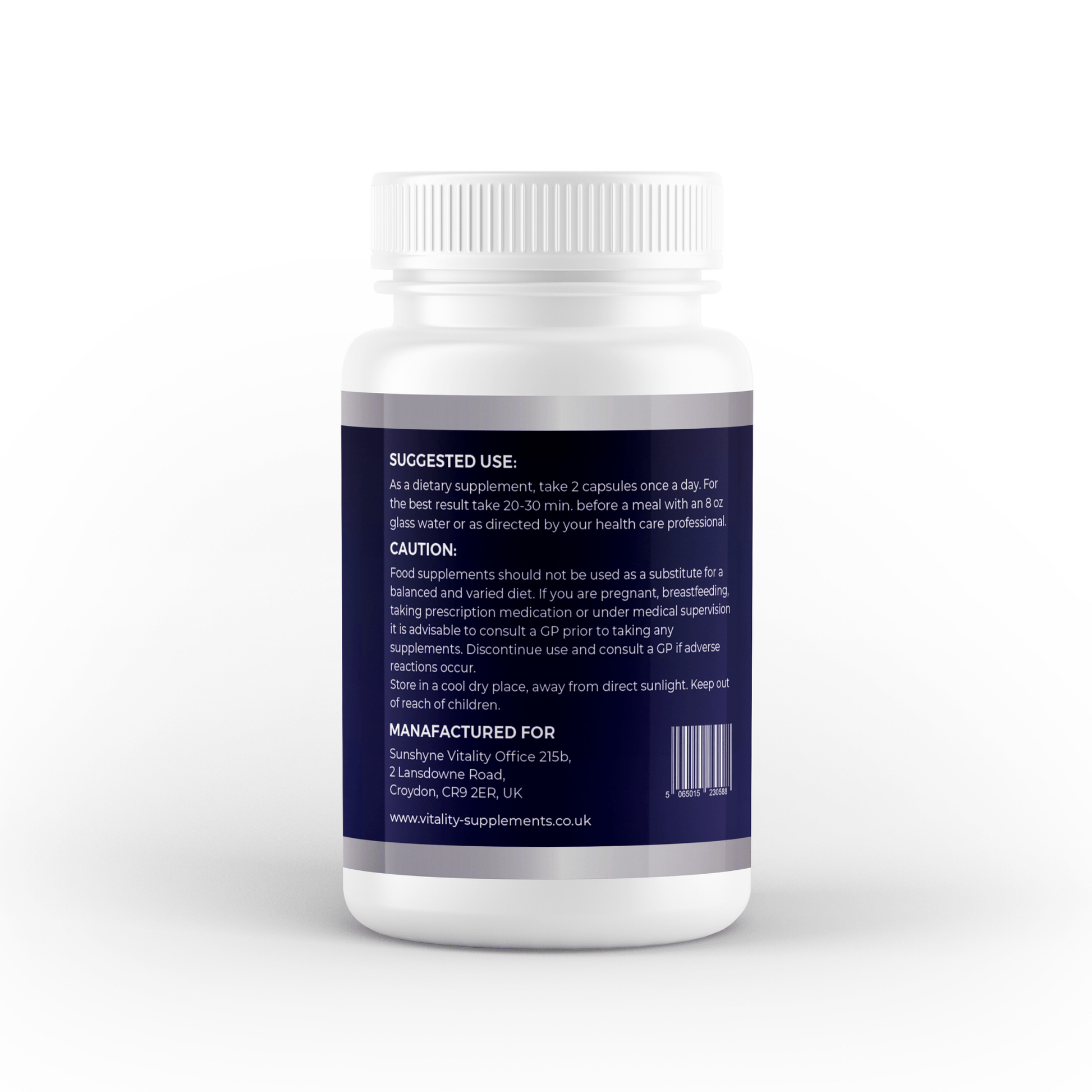NMN Capsules 250mg - 1 Months Supply - Vitality Supplements