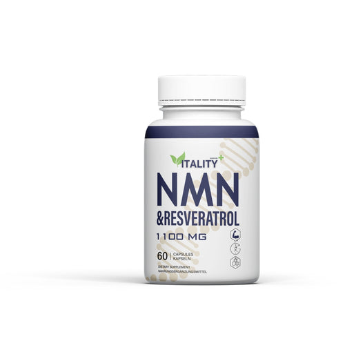 NMN supplement Resveratrol capsules NAD+ precursor Anti-aging formula Cellular energy support