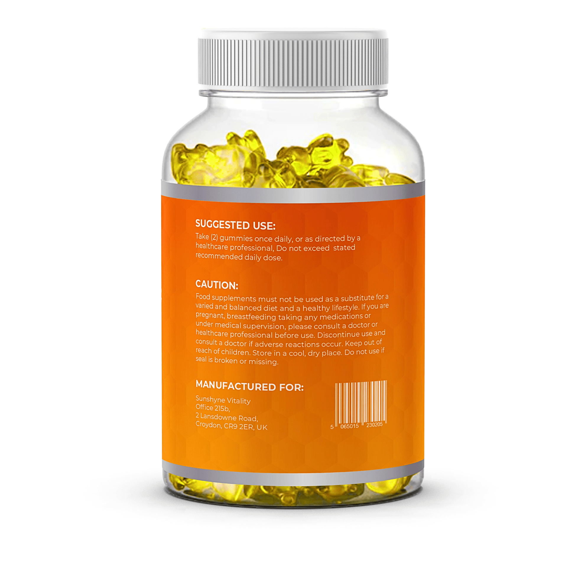 Pre-Workout Gummies with Beta-Alanine | L-Citrulline L-Tyrosine Taurine Guarana Extract - Vitality Supplements