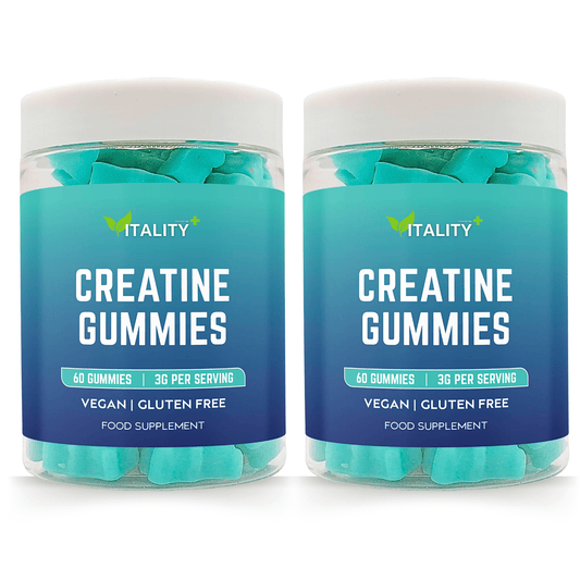 Pure Creatine Monohydrate Gummies | 3g Creatine per Serving | 2 Month Supply - Vitality Supplements